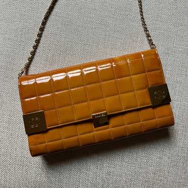 Chanel Chocolate Bar Orange Handbag