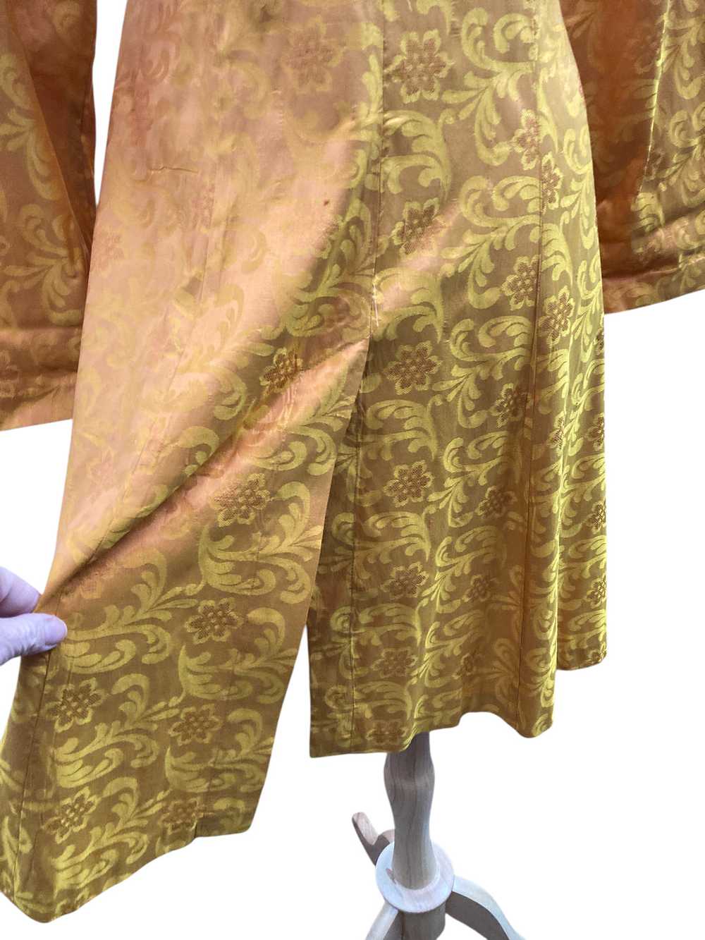 Karol Richardson Mustard Silk Topper, S/M - image 6