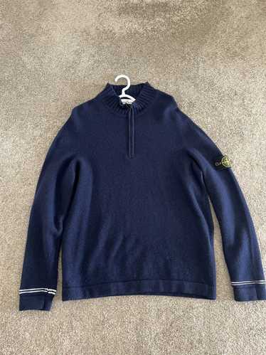 Stone Island Stone Island Wool Quarter Zip