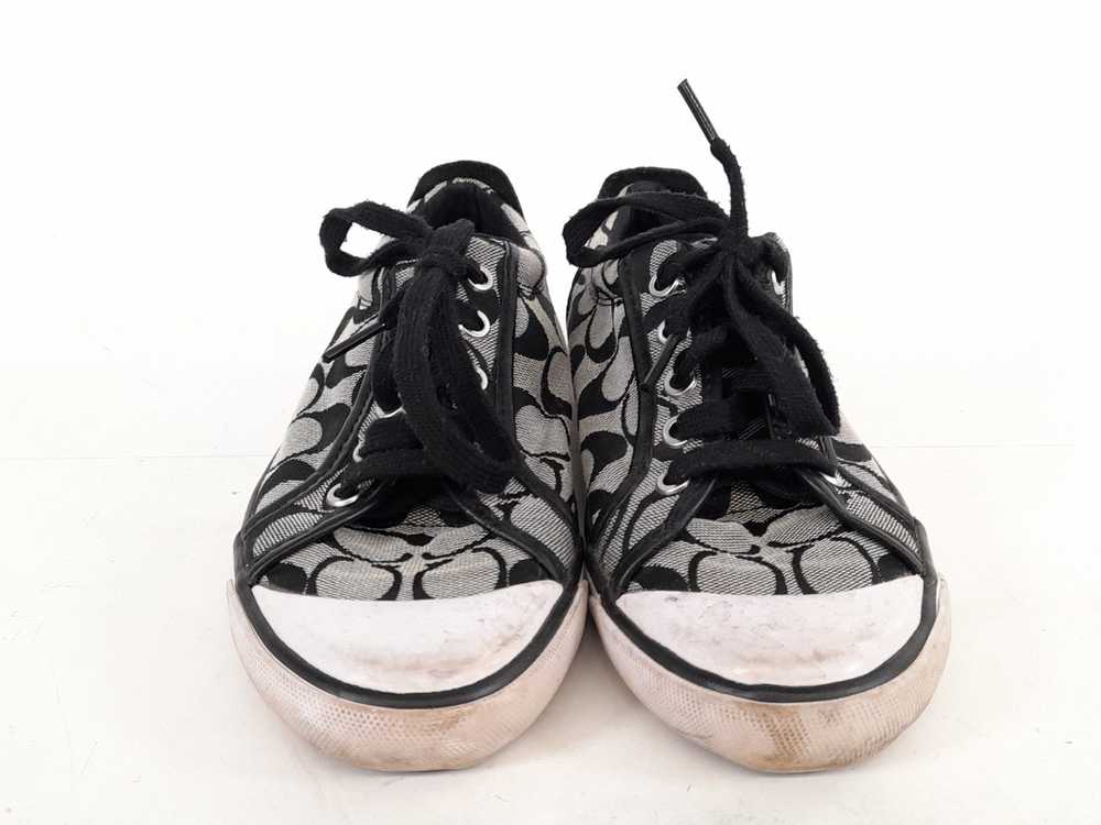 Coach Barrett Gray/Black Sneakers Women's Size 7B - image 2