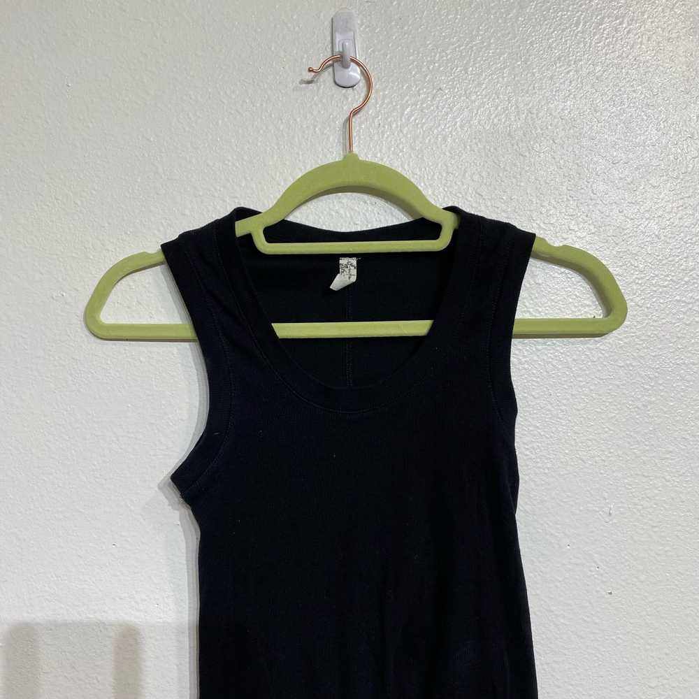 Free People Black U Neck Tank Sz XS - image 3