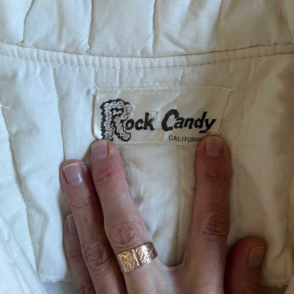 Rock Candy San Francisco Vintage White Quilted… - image 3