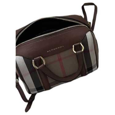 Burberry The Barrel leather bowling bag