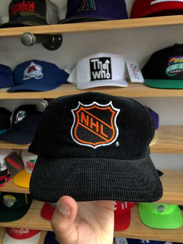 Vintage NHL Logo Corduroy Snapback