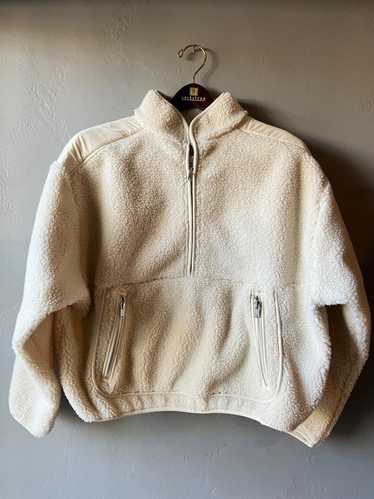 Madewell Cream Faux Sherpa Sweater (L) | Used,…