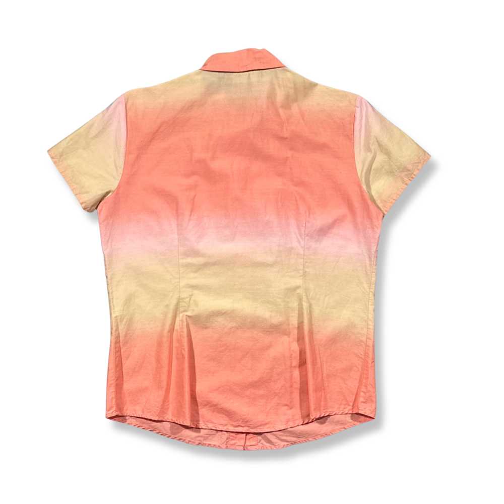 Lemon Grass Studio 90's Cotton Ombré Shirt (S) |… - image 2