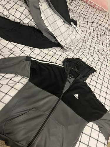 Adidas Adidas Track Jacket Black and Grey