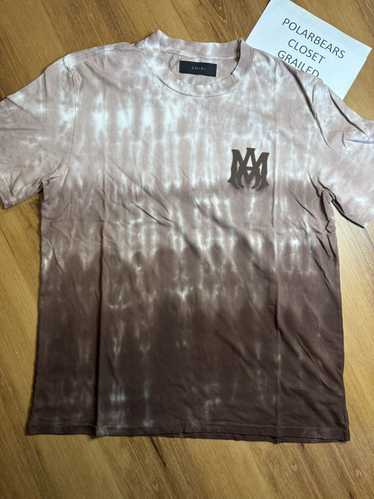 Amiri Amiri Brown Dip Dye Tee