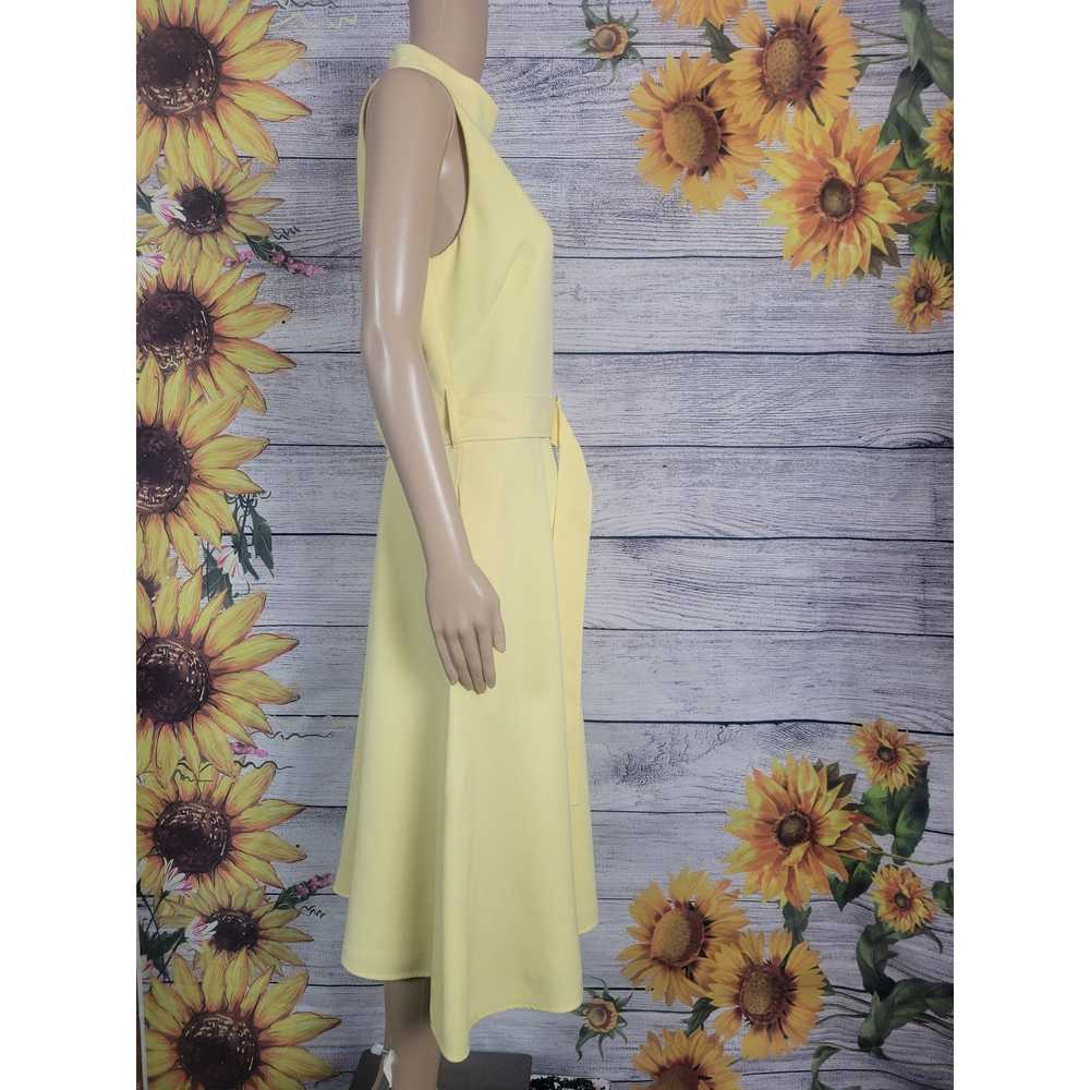 Black Halo Black Halo Yellow Midi Dress Size 12 N… - image 2