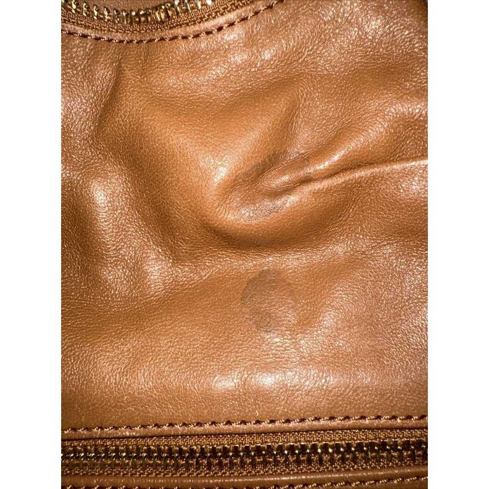 Michael Kors Newman Brown Leather Shoulder Bag - image 3