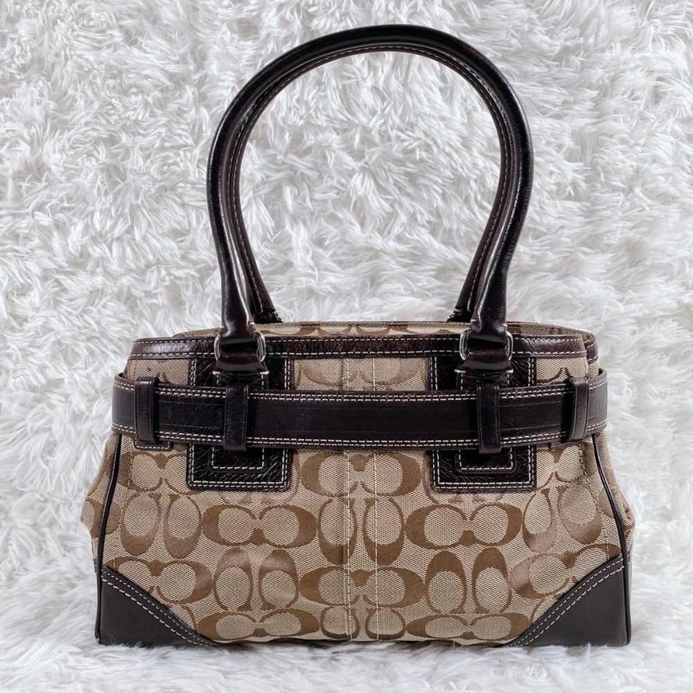 COACH Signature Brown Tote Bag for Women - image 3