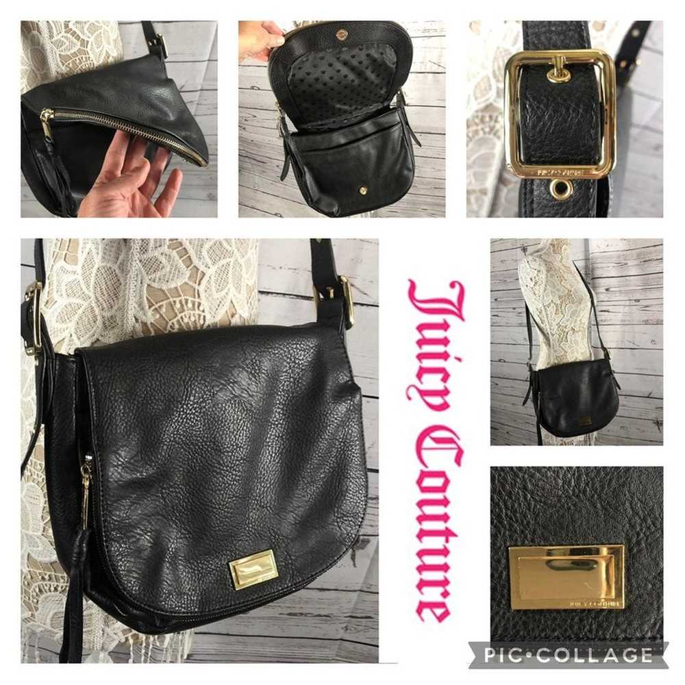 Juicy Couture shoulder crossbody bag in black wit… - image 2