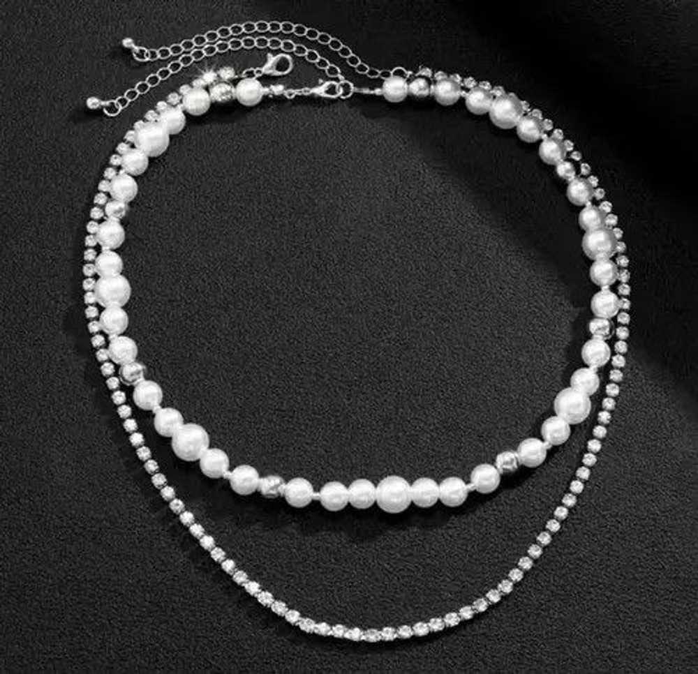 Chain × Jewelry × Vintage Pearl Necklace - image 1