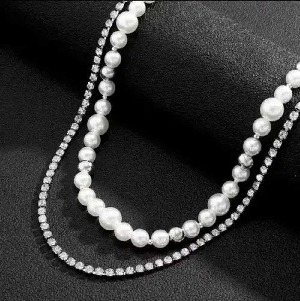 Chain × Jewelry × Vintage Pearl Necklace - image 3