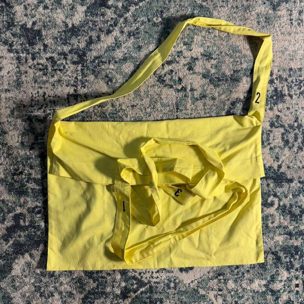 m.u Japanese 3-way tote bag yellow tote - image 1