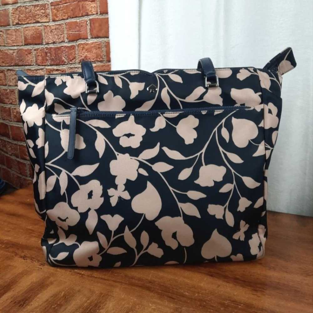 Kate Spade Nylon Floral Print Tote Bag - image 2