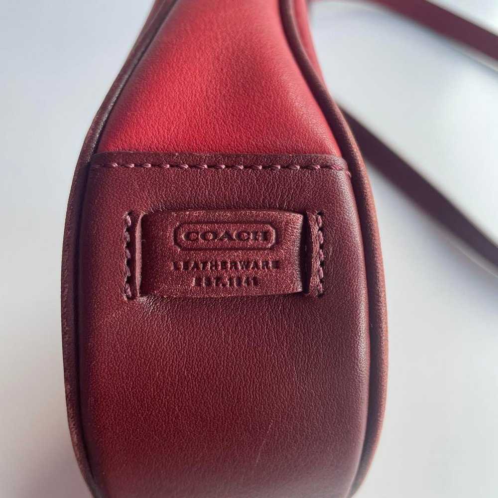 COACH Shoulder Bag Red - image 4