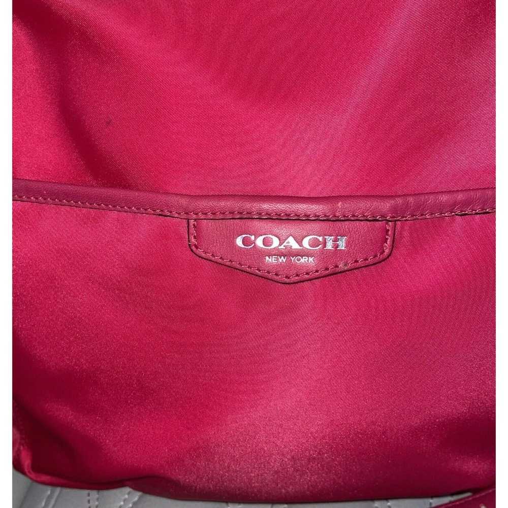 Coach Red Nylon Shoulder Bag Purse. PURS259 - image 3