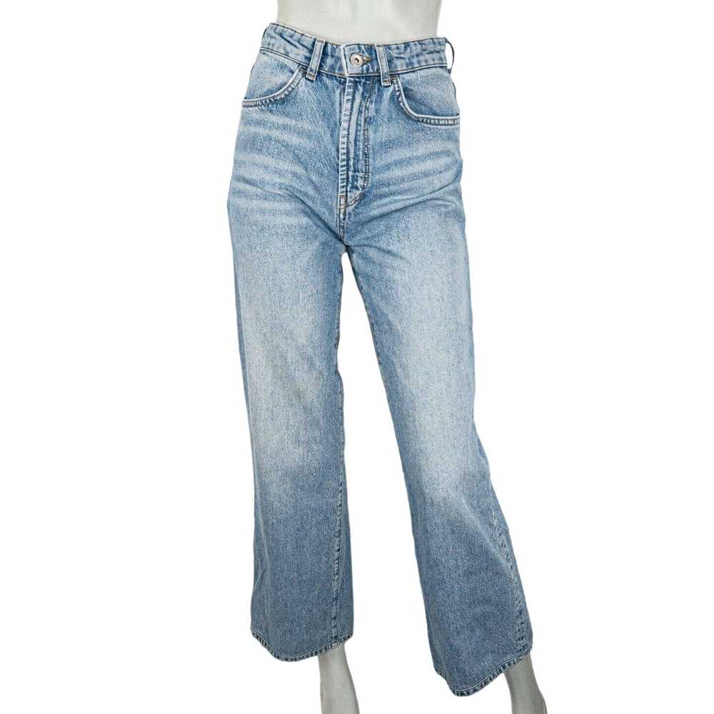 LES COYOTES DE PARIS Women's High Rise Crop Denim… - image 1