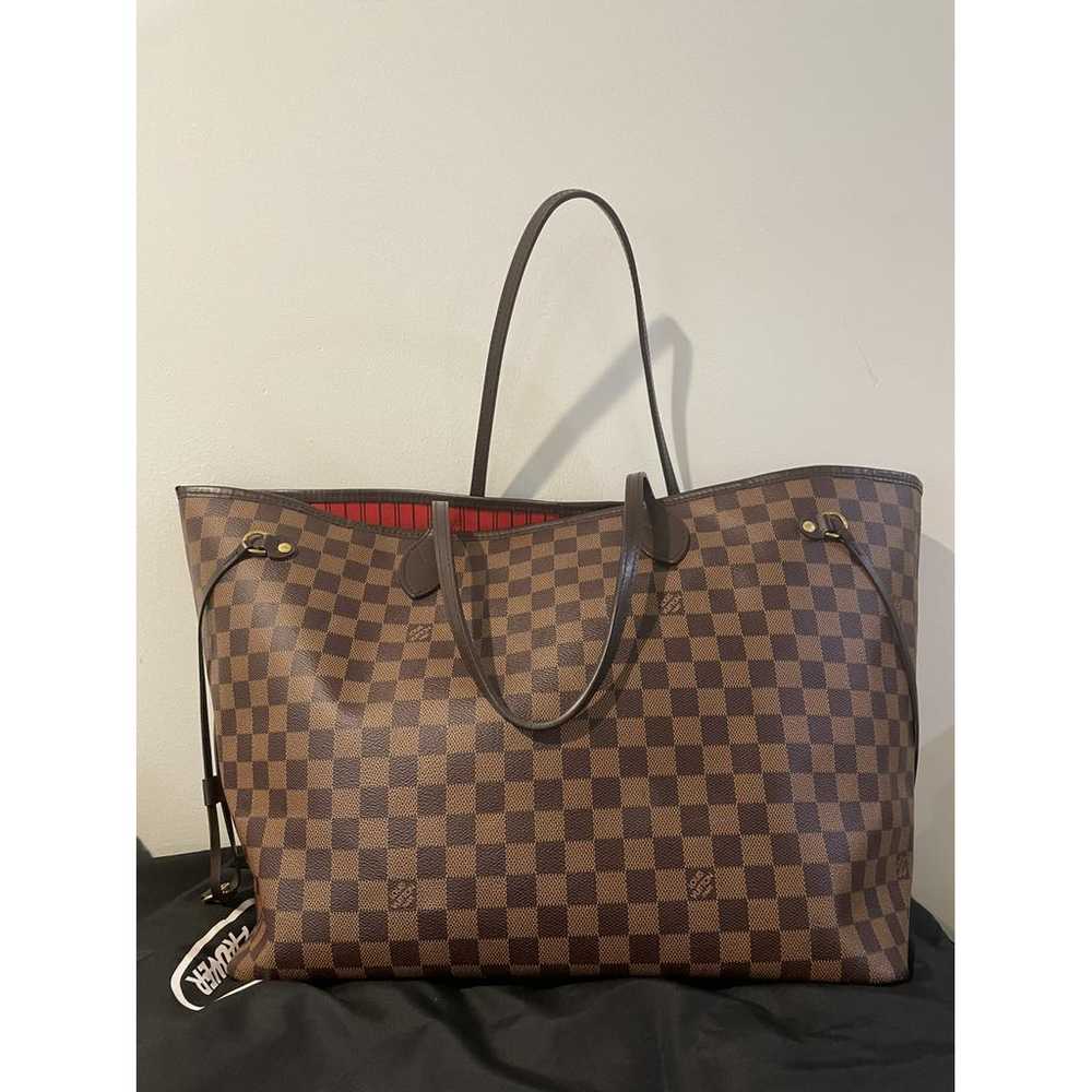 Louis Vuitton Neverfull leather tote - image 2