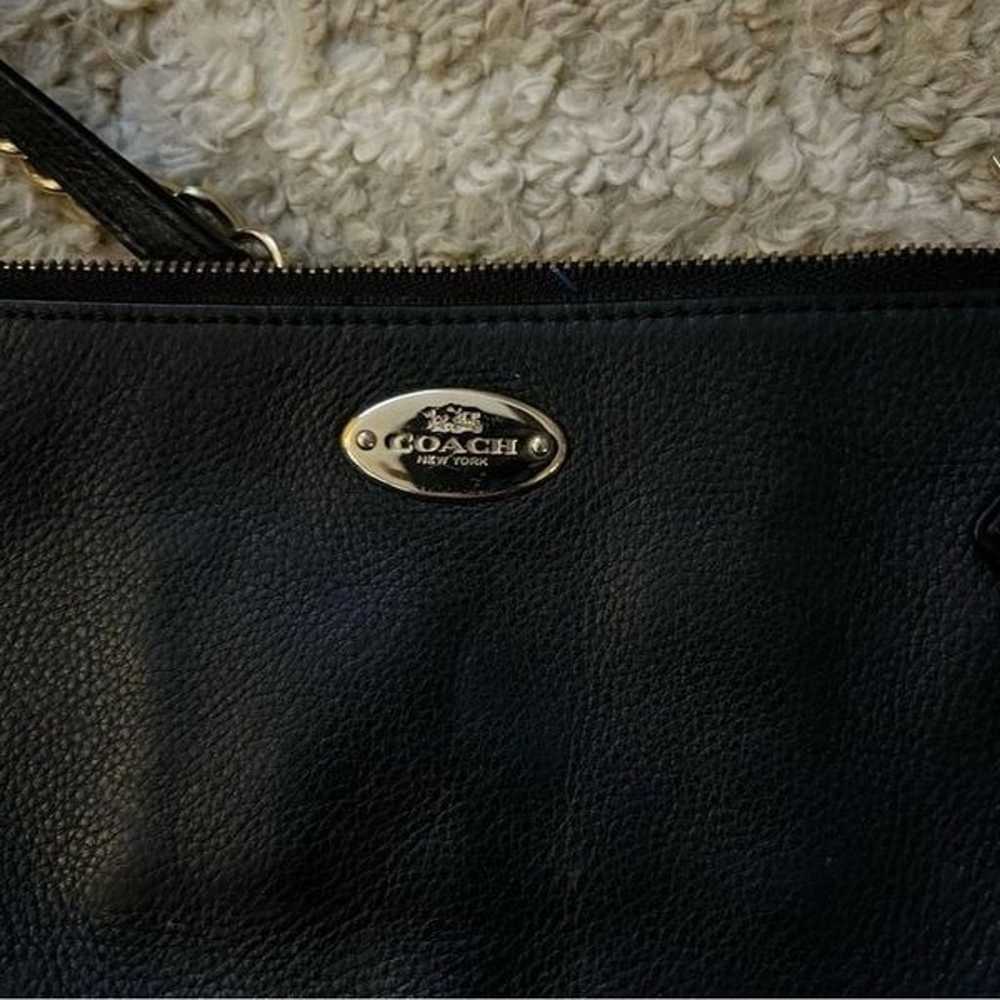 Coach Black Leather Crossbody Bag - image 2