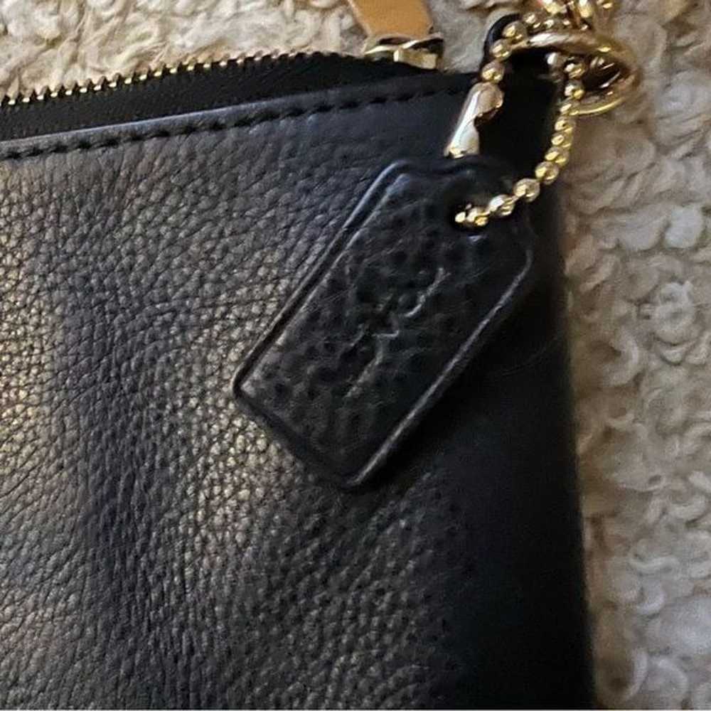 Coach Black Leather Crossbody Bag - image 3