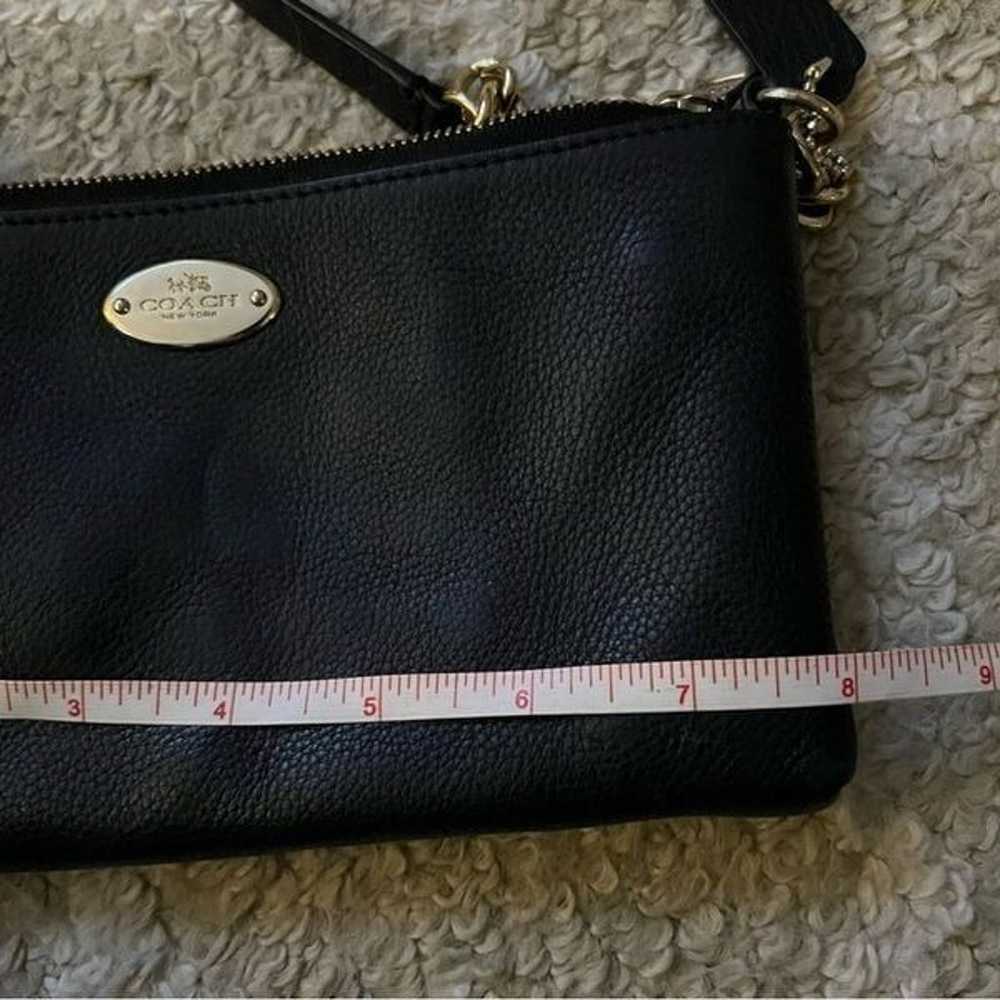 Coach Black Leather Crossbody Bag - image 5