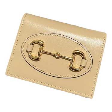 Gucci Horsebit 1955 leather card wallet - image 1