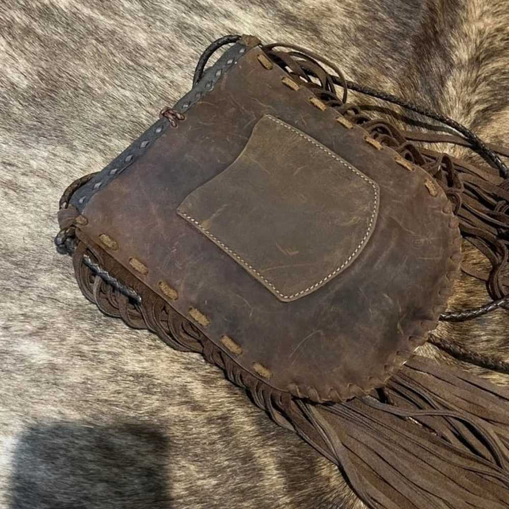 Gypsy Belt Co. Cowhide and Leather Crossbody Bag - image 4