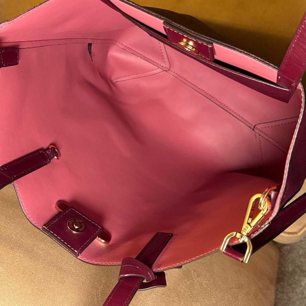 NEW Michael Kors “Hayley” Large Burgundy Tote Bag… - image 4