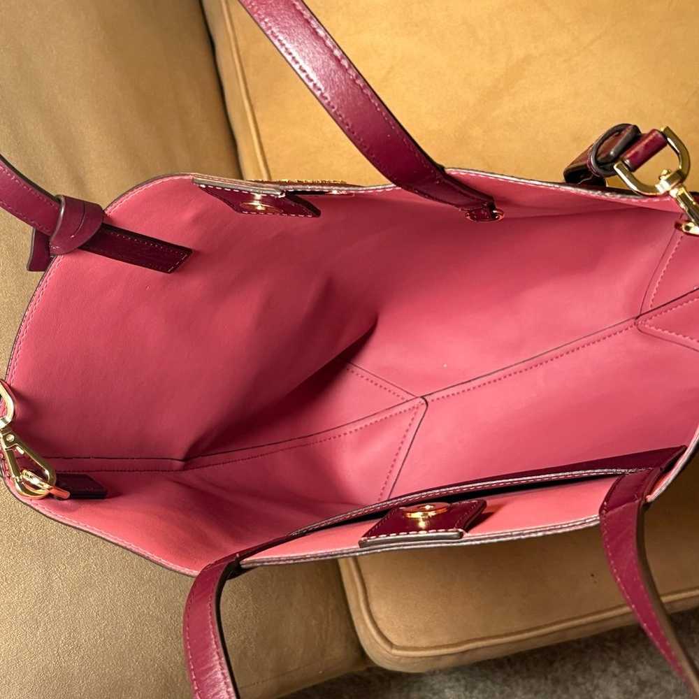 NEW Michael Kors “Hayley” Large Burgundy Tote Bag… - image 5