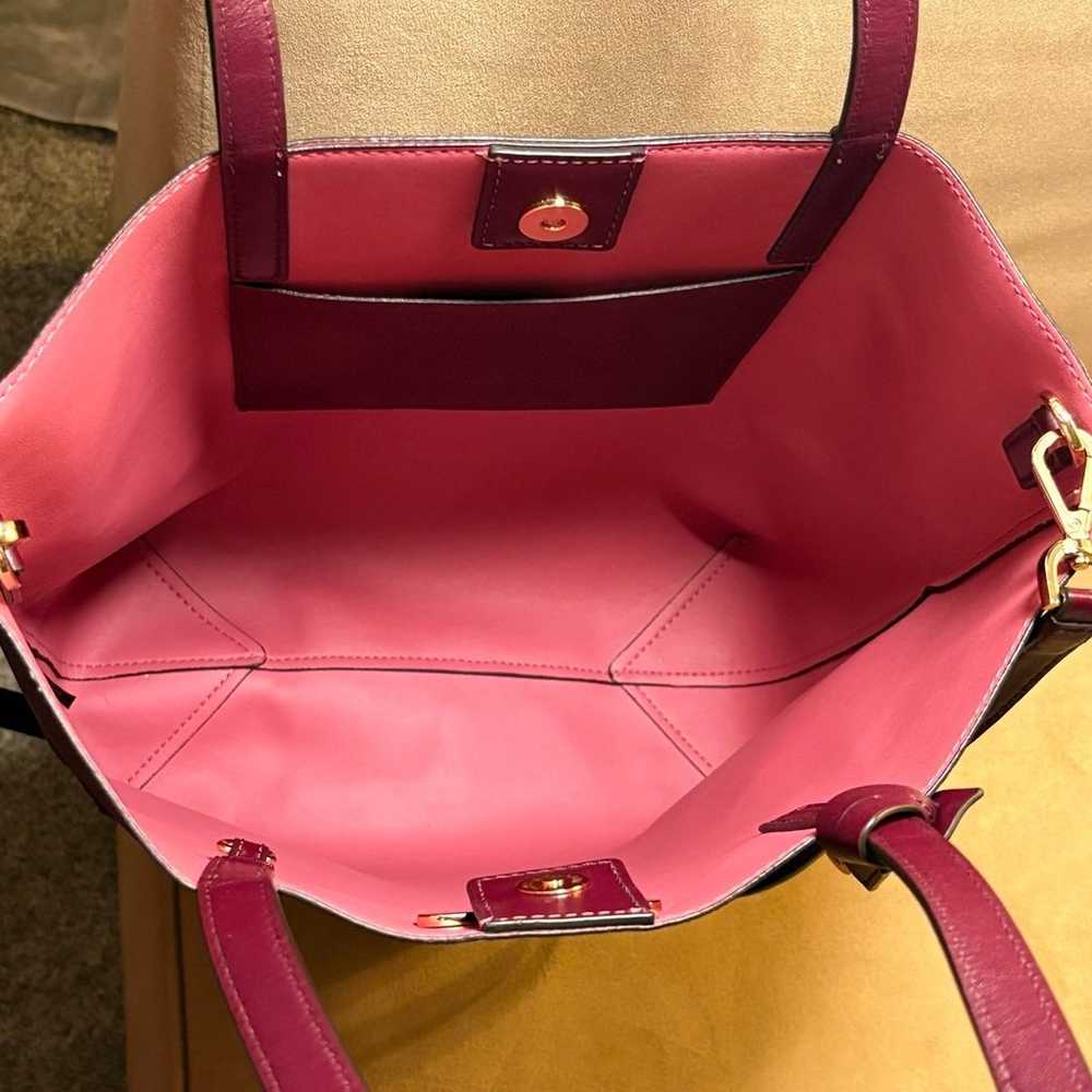 NEW Michael Kors “Hayley” Large Burgundy Tote Bag… - image 6