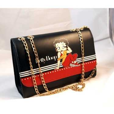 New Betty Boop Black-Red-White handbag/ purse Chai