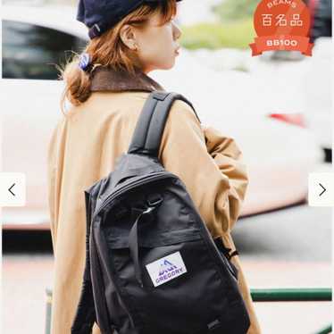 BEAMS GREGORY Black Backpack - Fine Day