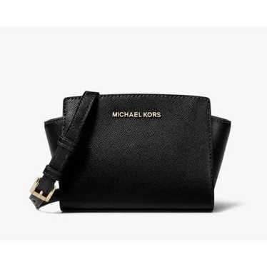 MICHAEL KORS Selma Mini Saffiano Leather Crossbody