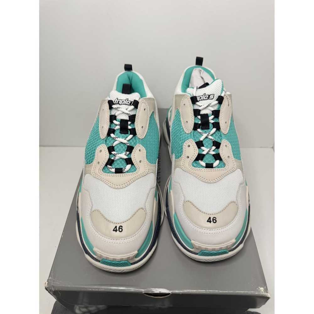 Balenciaga Triple S cloth low trainers - image 2