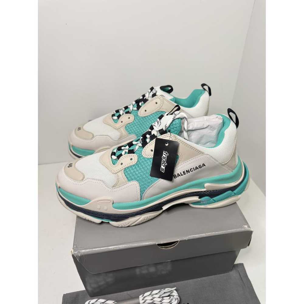 Balenciaga Triple S cloth low trainers - image 3