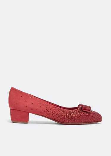 Salvatore Ferragamo o1s1rm1224 Vara Bow Embellishe