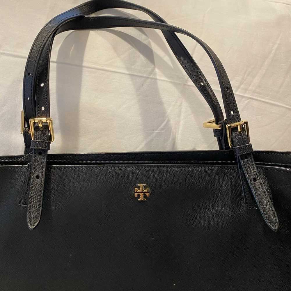 Tory Burch  black Tote emerson york saff - image 1