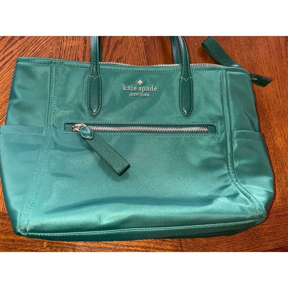 Kate Spade New York Chelsea Nylon Large Tote Jade… - image 4