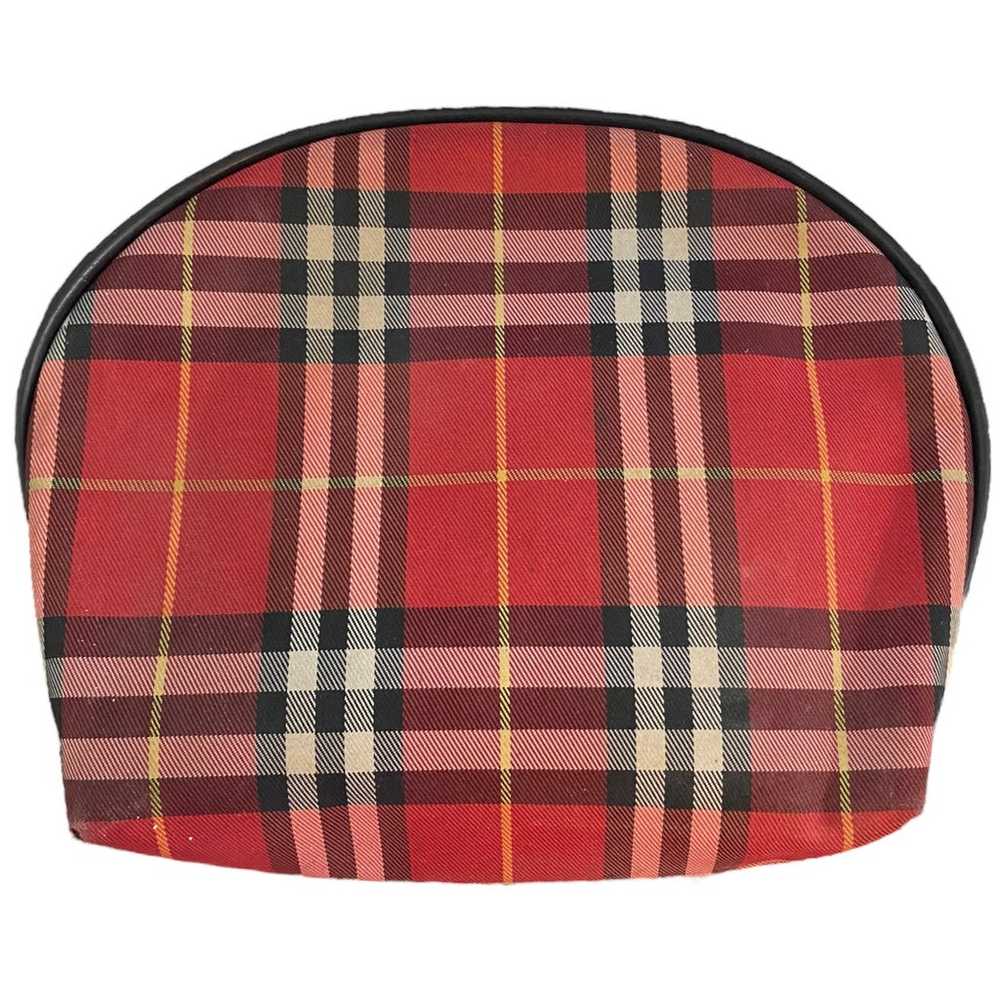 Burberry Red Nova Check Travel Cosmetic Pouch - image 1