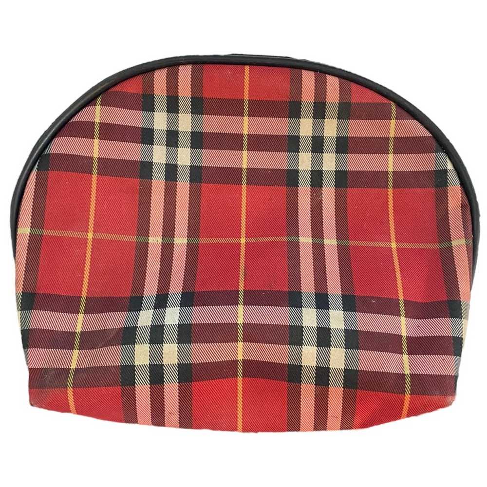 Burberry Red Nova Check Travel Cosmetic Pouch - image 2