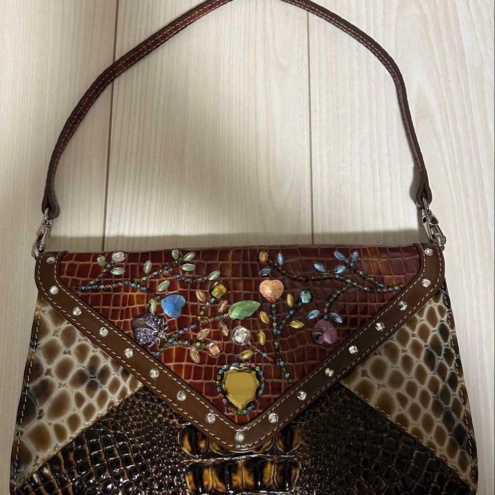 MICHELANGELO Patchwork Shoulder Bag - image 2