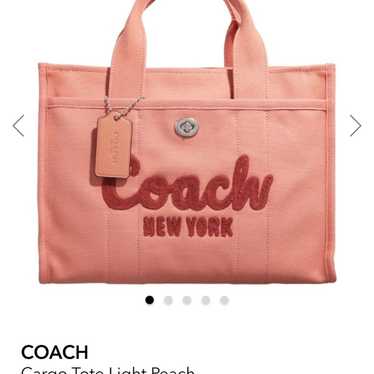 Coach cargo tote medium