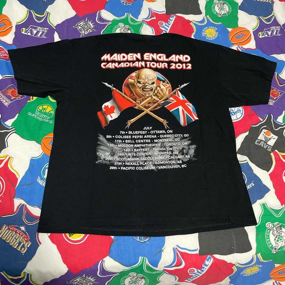 Band Tees × Tour Tee × Vintage 2012 Iron Maiden E… - image 2