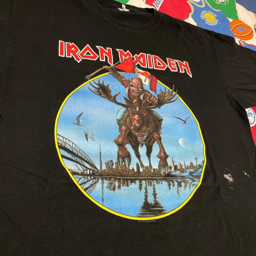 Band Tees × Tour Tee × Vintage 2012 Iron Maiden E… - image 3