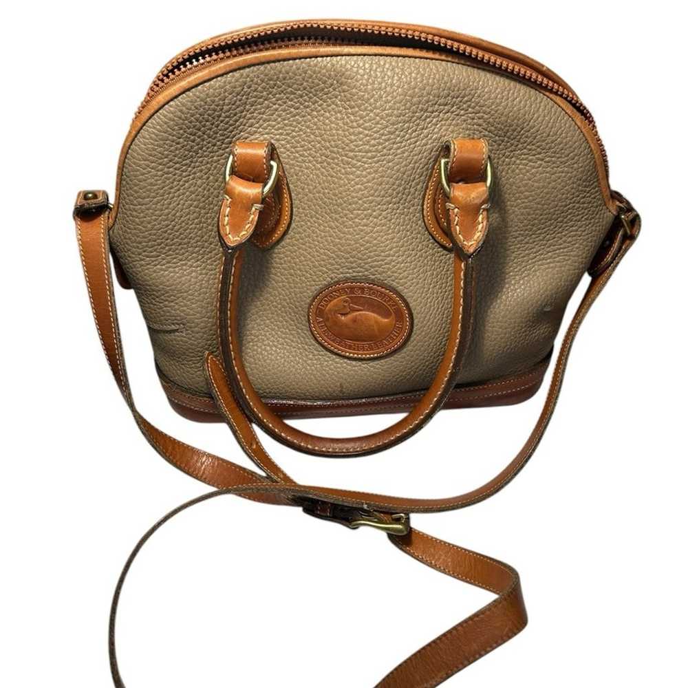 Dooney and Bourke Norfolk Vintage Leather Shoulde… - image 1