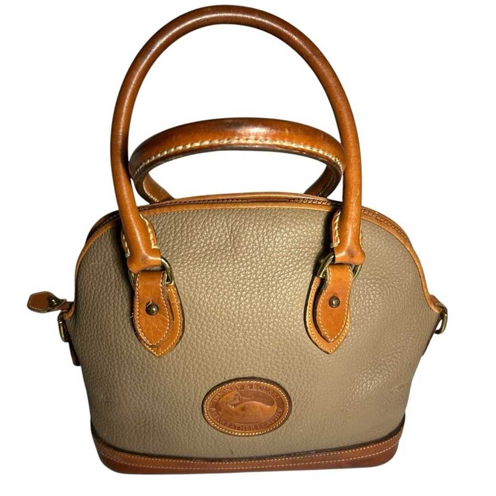 Dooney and Bourke Norfolk Vintage Leather Shoulde… - image 2