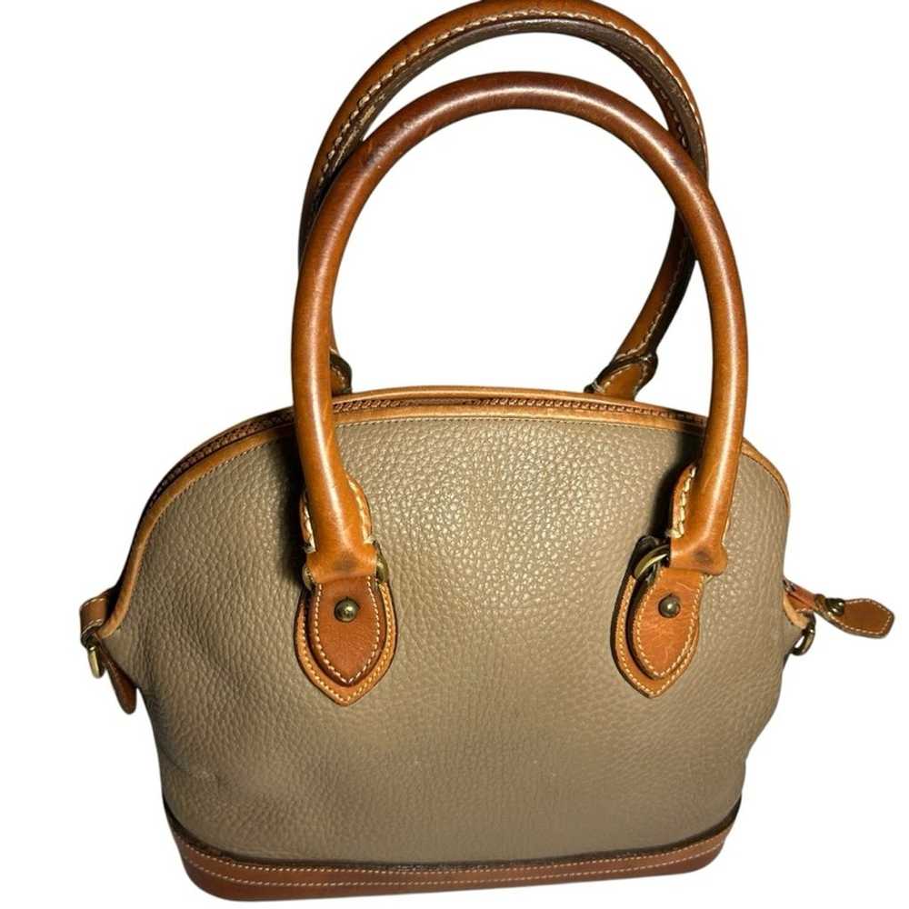 Dooney and Bourke Norfolk Vintage Leather Shoulde… - image 3