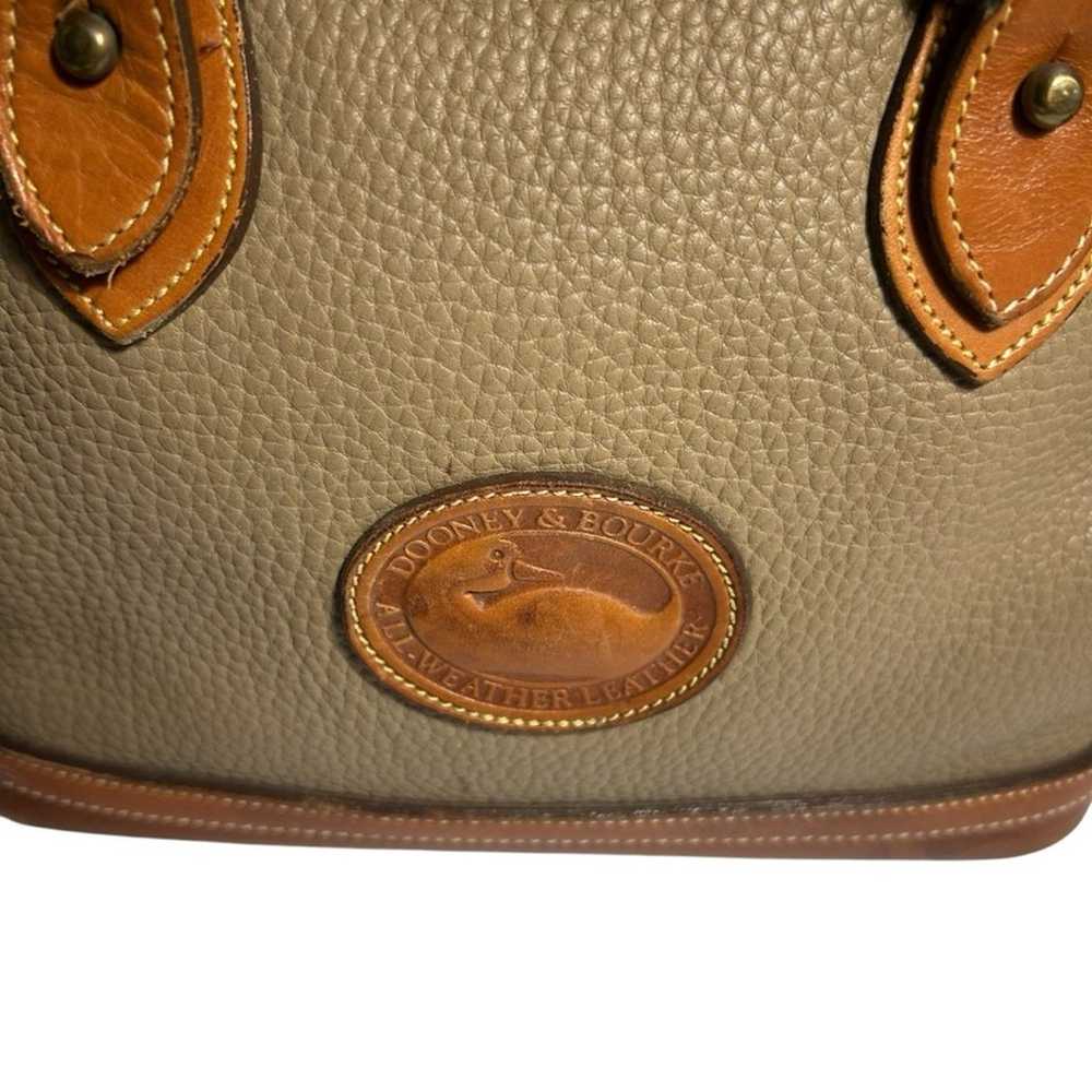 Dooney and Bourke Norfolk Vintage Leather Shoulde… - image 7